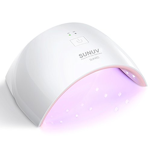 You are currently viewing UV LED Nail Lamp, SUNUV Gel UV Light Nail Dryer for Gel Nail Polish Curing Lamp with Sensor 2 Timers SUN9C Pink Valentine Gift for Woman Girl