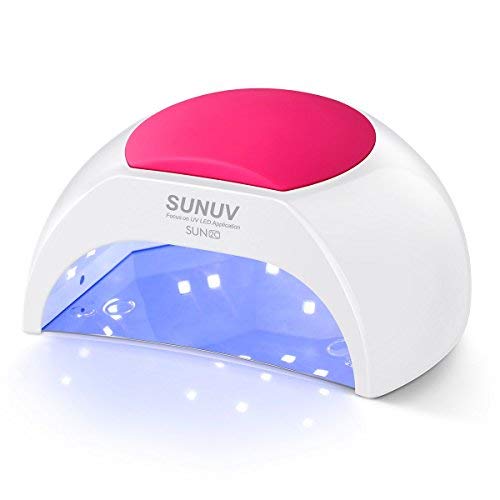 You are currently viewing Gel UV Nail Lamp, SUNUV 48W UV LED Nail Dryer Light for Gel Nails Polish Manicure Professional Salon Curing Lamp with 4 Timer Setting Sensor(one Pink pad)