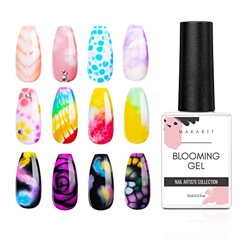 You are currently viewing Makartt Clear Blooming Gel–15ml UV LED Soak Off Nail Art Polish for Spreading Effect, Marble Nail Polish Gel Paint Nail Designs for DIY Flower Animal Watercolor Magic Manicure Kit